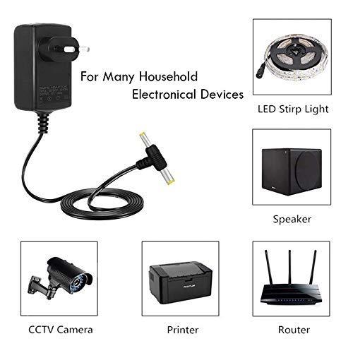 FEDUS 12V 1.5A DC Power Adapter, Powers Supply, SMPS for LCD Monitor, TV, LED Strip, CCTV, 12 Volt 1.5 Amp Power Adapter,AC Input 100-240V Dc Output 12 Volt 1.5 Amps - 2.5mm x 5.5mm Jack - FEDUS