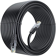 FEDUS Cat6 Heavy Duty Outdoor Cable 15M 49 Feet Weatherproof/UV Resistant 1000mbps Ethernet Cable Suitable for Direct Burial Installations cat6 Ethernet Patch Cable LAN Cable Internet Network Cord - FEDUS