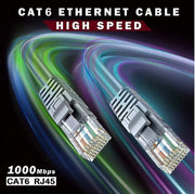 FEDUS Cat6 Heavy Duty Outdoor Cable 15M 49 Feet Weatherproof/UV Resistant 1000mbps Ethernet Cable Suitable for Direct Burial Installations cat6 Ethernet Patch Cable LAN Cable Internet Network Cord - FEDUS