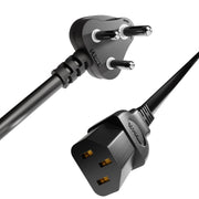 FEDUS 16A 250v Heavy Duty Copper Power Cord 16 Amp Indian Power Plug to IEC 13 Socket, 3 Pin Power Plug Cord - FedusB2B